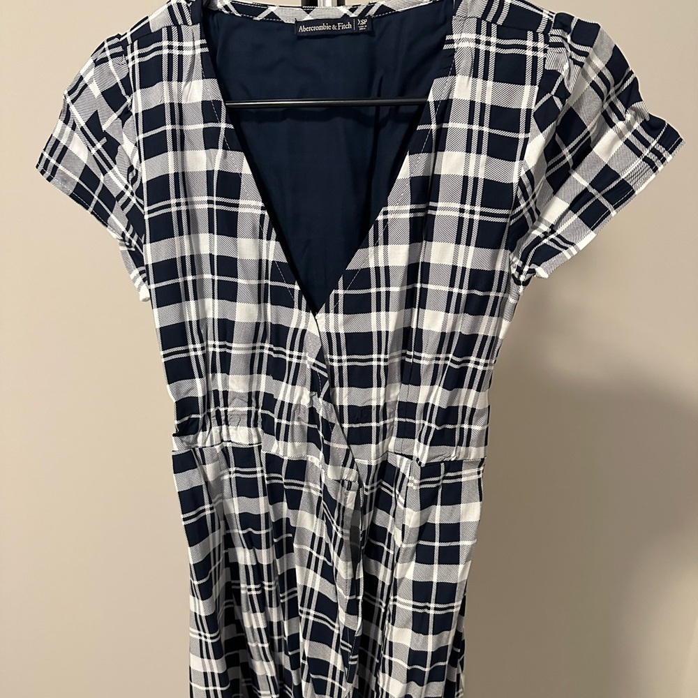 Women’s Plaid Wrap Dress - Abercrombie and Fitch - XSP